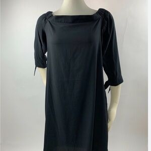 LOFT Black Long Sleeve Dress